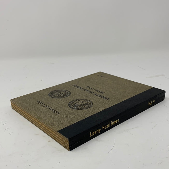 Library of Coins Vol 9 Liberty Head/Barber Dimes Coin Album-Used