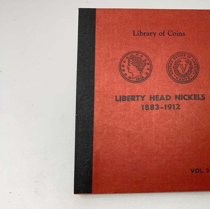 Library of Coins Vol 5 Liberty Head Nickels Coin Album-Used