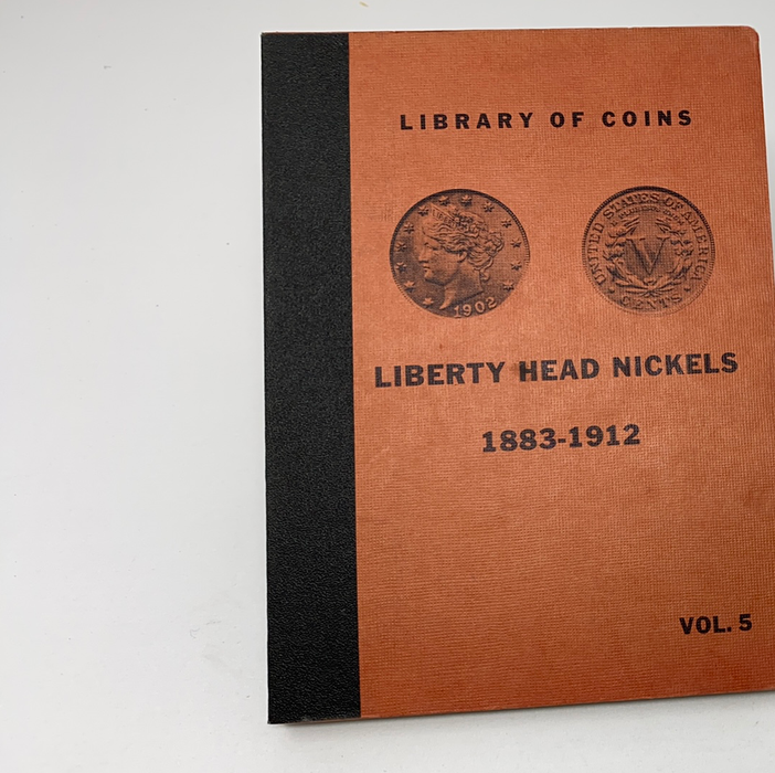 Library of Coins Vol 5 Liberty Head Nickels Coin Album-Used