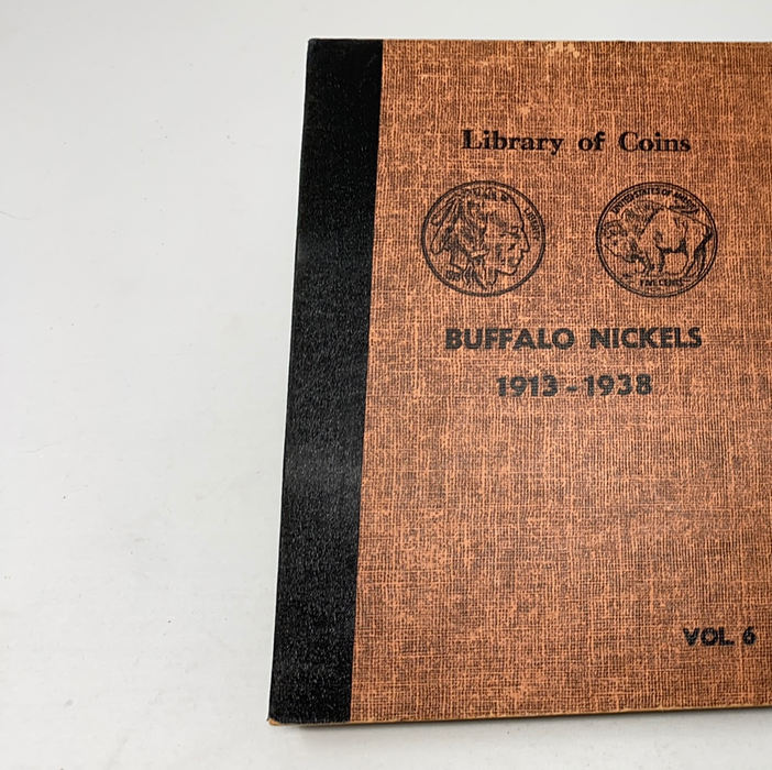 Library of Coins Vol 6 Buffalo Nickels Coin Album-Used