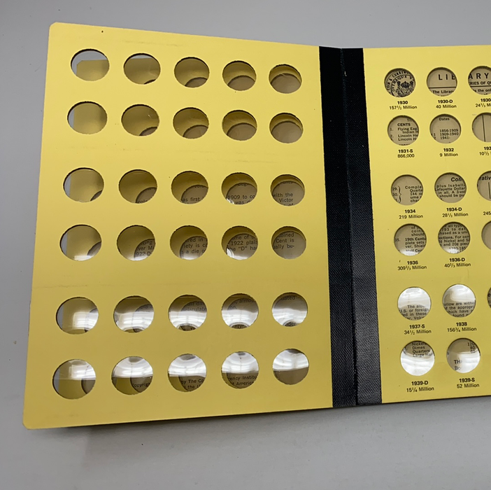 Library of Coins Vol 2 Lincoln Cents Part 1 Coin Album-Used