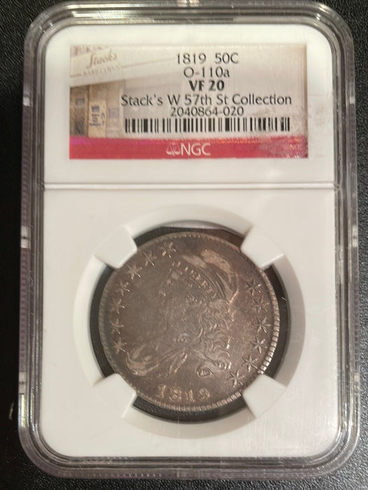 1819 Capped Bust Half Dollar NGC O-110a VF 20 - US Coin