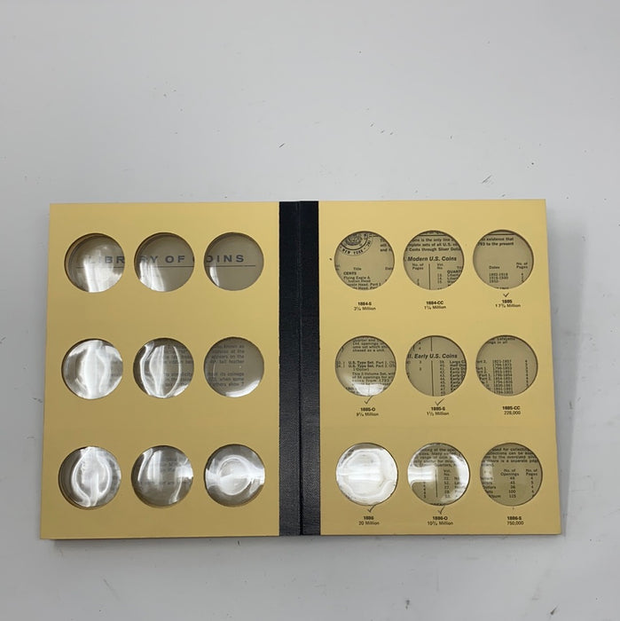 Library of Coins Vol 23 Morgan Silver Dollars Part 1 Coin Album-Used