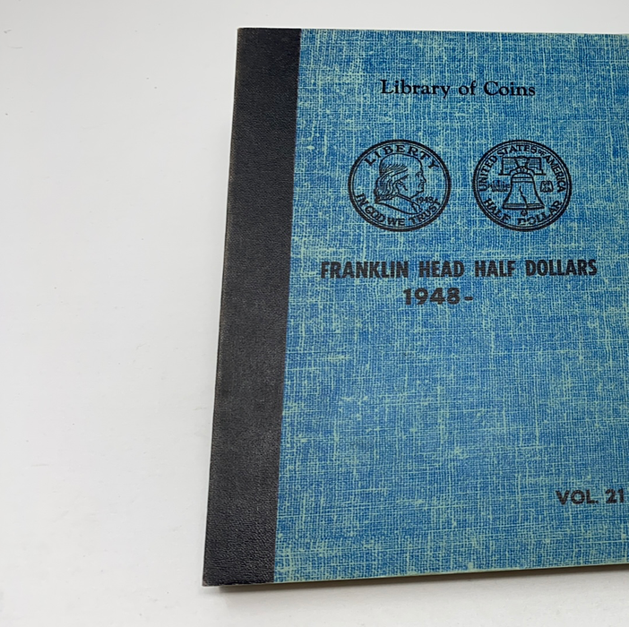 Library of Coins Vol 21 Franklin Half Dollars Coin Album-Used