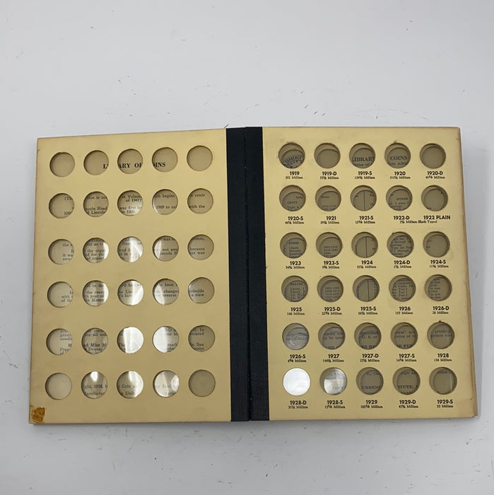 Library of Coins Vol 2 Lincoln Cents Part 1 Coin Album-Used