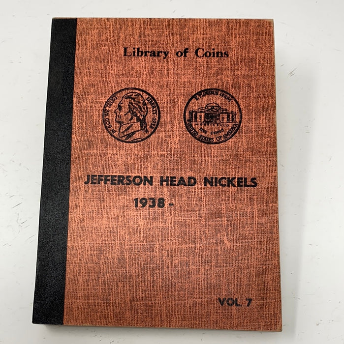 Library of Coins Vol 7 Jefferson Head Nickels Coin Album-Used