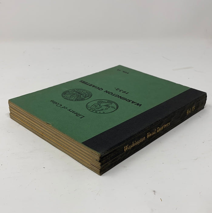 Library of Coins Vol 15 Washington Quarters Coin Album-Used