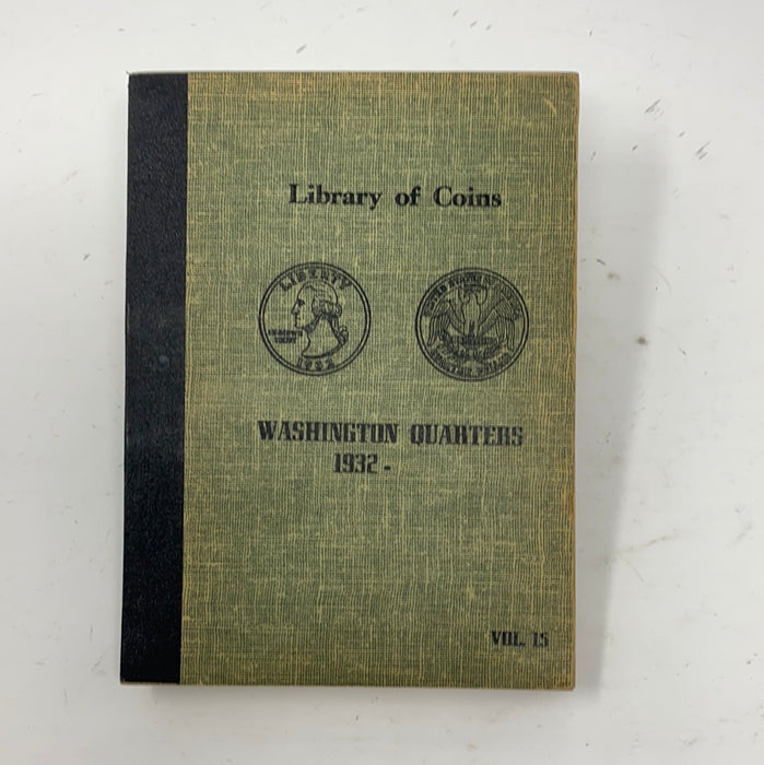 Library of Coins Vol 15 Washington Quarters Coin Album-Used