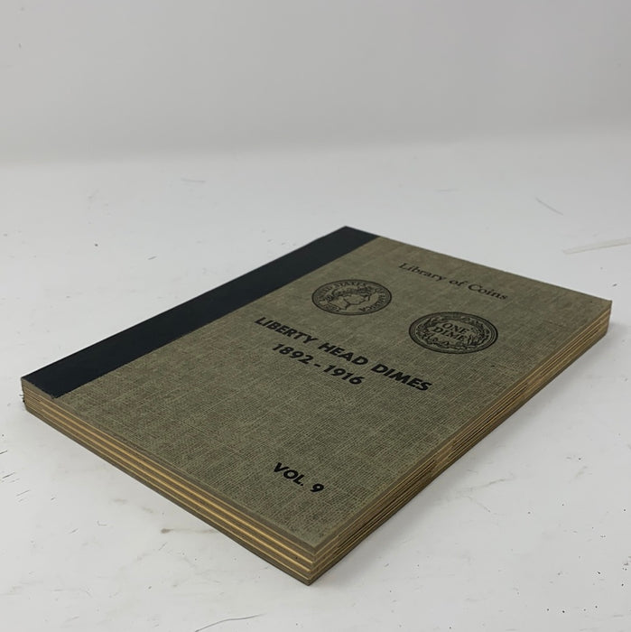 Library of Coins Vol 9 Liberty Head/Barber Dimes Coin Album-Used