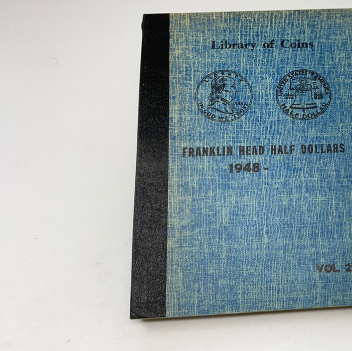 Library of Coins Vol 21 Franklin Half Dollars Coin Album-Used