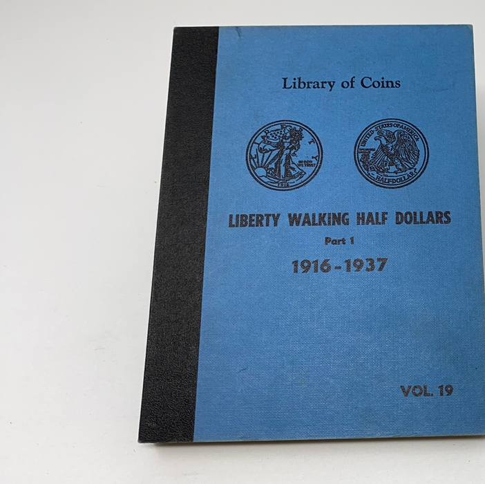 Library of Coins Vol 19 Liberty Walking Half Dollars P1 Coin Album-Used