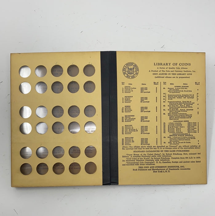 Library of Coins Vol 2 Lincoln Cents Part 1 Coin Album-Used