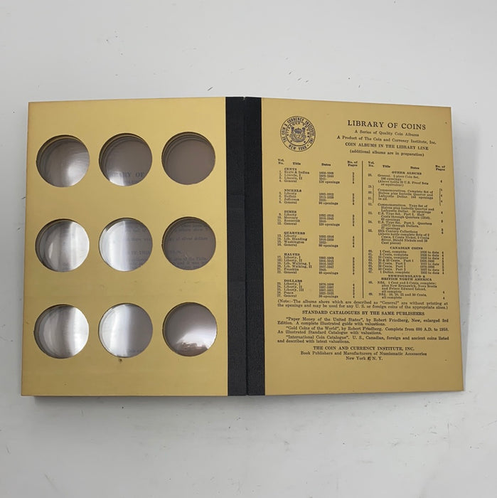 Library of Coins Vol 23 Morgan Silver Dollars Part 1 Coin Album-Used