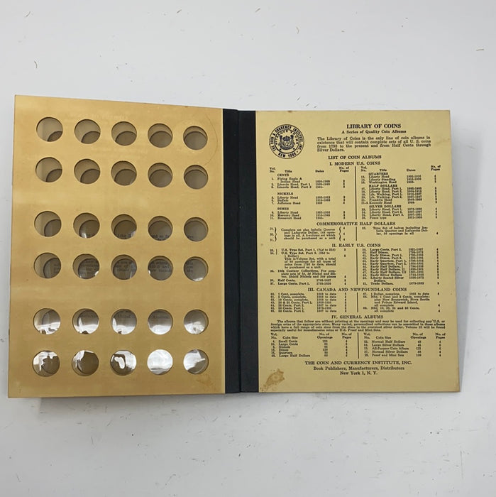 Library of Coins Vol 11 Roosevelt Head Dimes Coin Album-Used