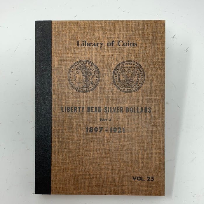 Library of Coins Vol 25 Morgan Silver Dollars Part 3 Coin Album-Used