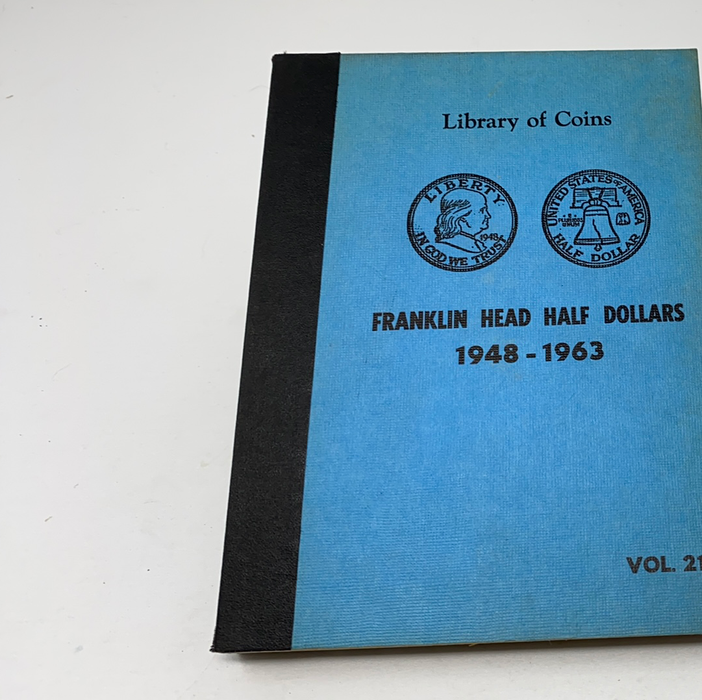 Library of Coins Vol 21 Franklin Half Dollars Coin Album-Used