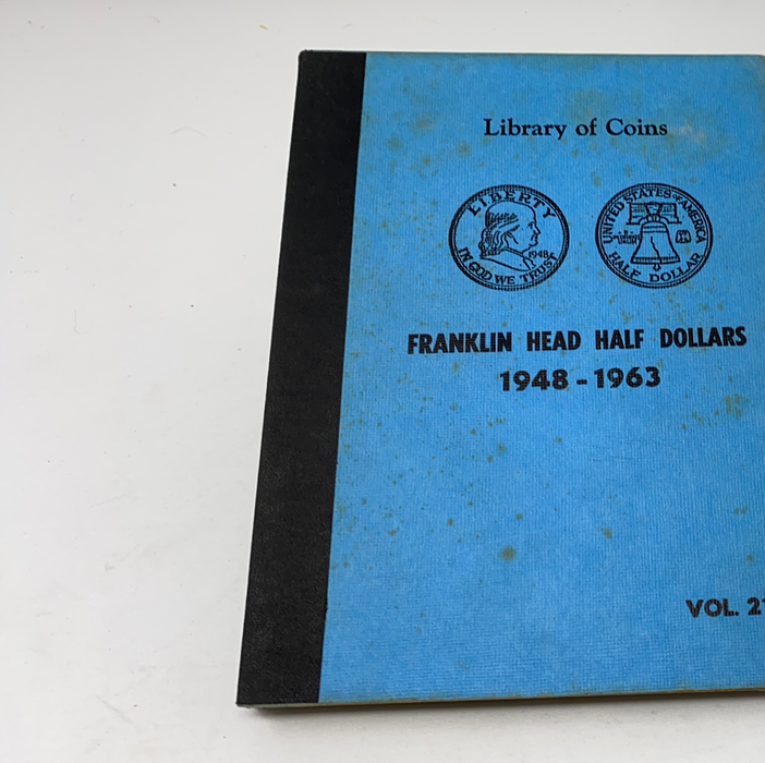 Library of Coins Vol 21 Franklin Half Dollars Coin Album-Used