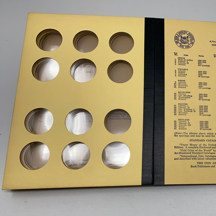 Library of Coins Vol 21 Franklin Half Dollars Coin Album-Used