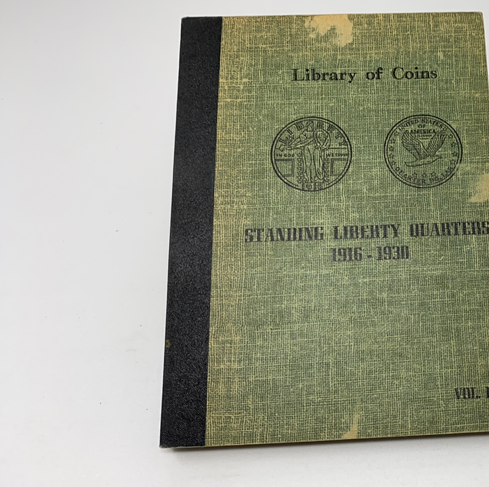 Library of Coins Vol 14 Standing Liberty Quarters Coin Album-Used