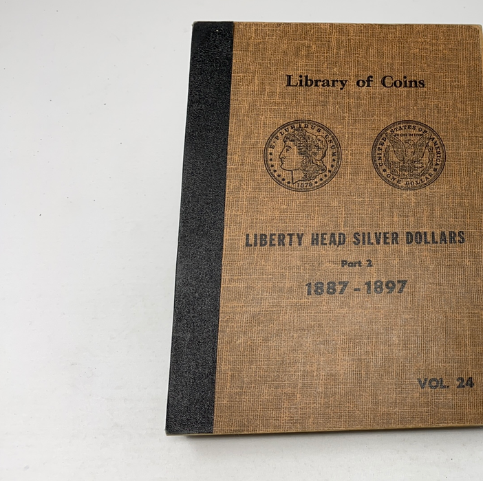 Library of Coins Vol 24 Morgan Silver Dollars Part 2 Coin Album-Used