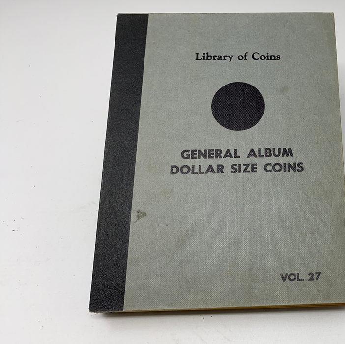 Library of Coins Vol 27 General Dollar Size Coins Album-Used