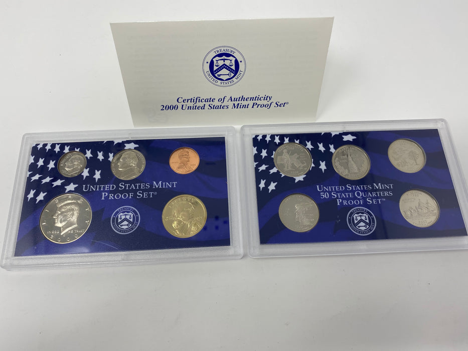 2000 S US Mint Proof Set (No Box)