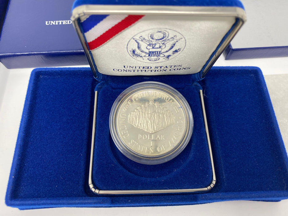 X000031 1987 Constitution Silver US Mint Coin - US Coin