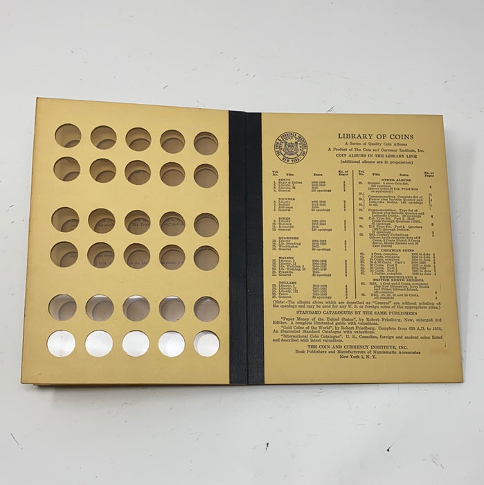 Library of Coins Vol 3 Lincoln Cents Part 2 Coin Album-Used