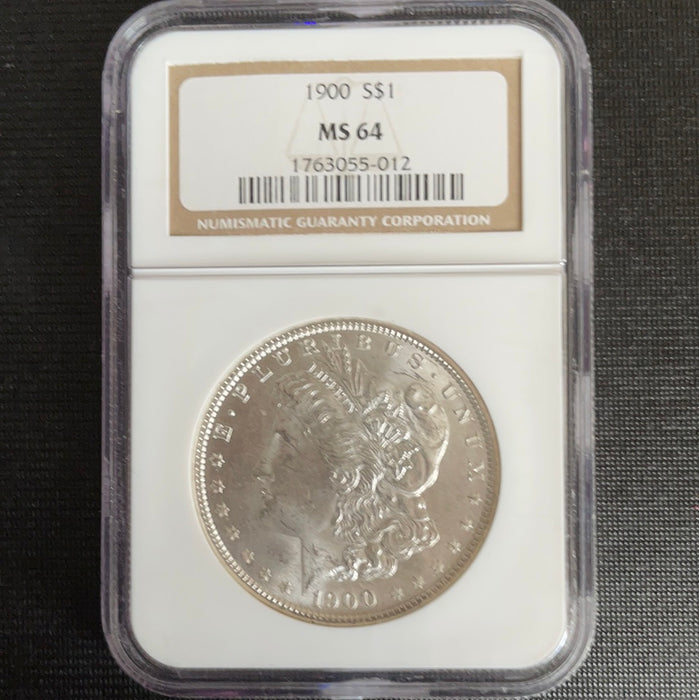 1900 Morgan Silver Dollar NGC MS-64 - US Coin