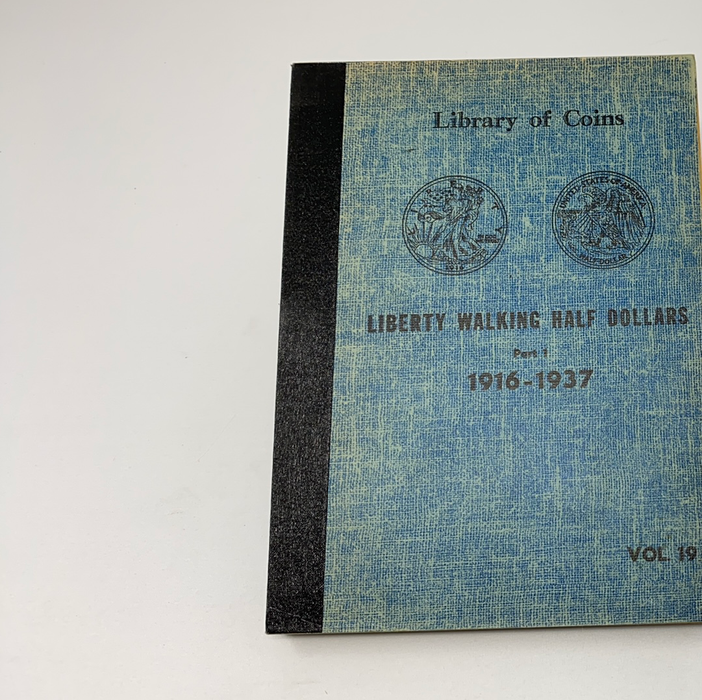 Library of Coins Vol 19 Liberty Walking Half Dollars P1 Coin Album-Used