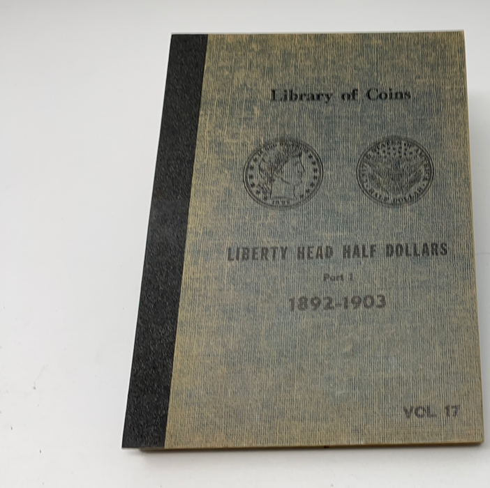 Library of Coins Vol 17 Barber Half Dollars Part 1 Coin Album-Used