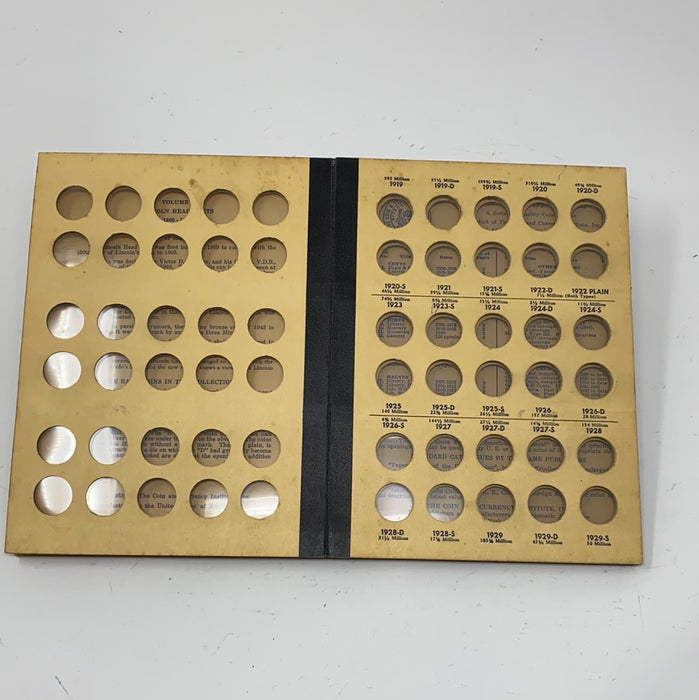 Library of Coins Vol 2 Lincoln Cents Part 1 Coin Album-Used