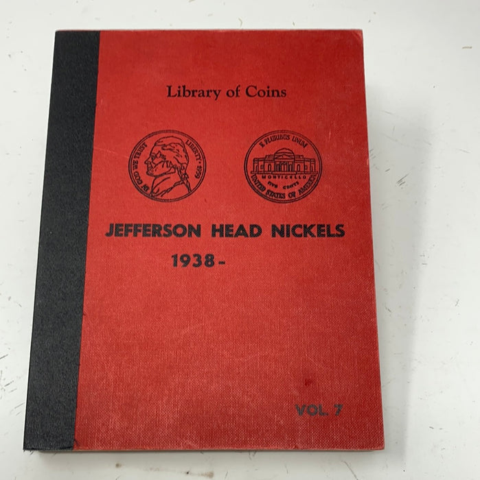 Library of Coins Vol 7 Jefferson Head Nickels Coin Album-Used