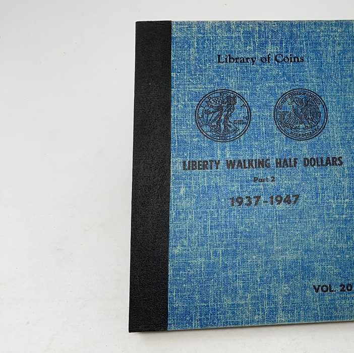 Library of Coins Vol 20 Liberty Walking Half Dollars P2 Coin Album-Used