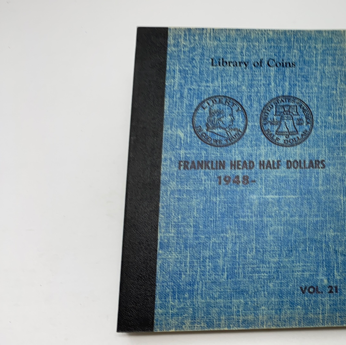 Library of Coins Vol 21 Franklin Half Dollars Coin Album-Used