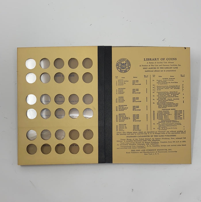 Library of Coins Vol 3 Lincoln Cents Part 2 Coin Album-Used