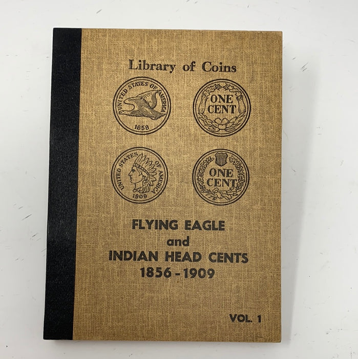 Library of Coins Vol 1 Flying Eagle/Indian Head Coin Album-Used