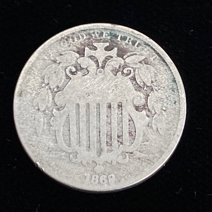 1869 Shield Nickel G - US Coin