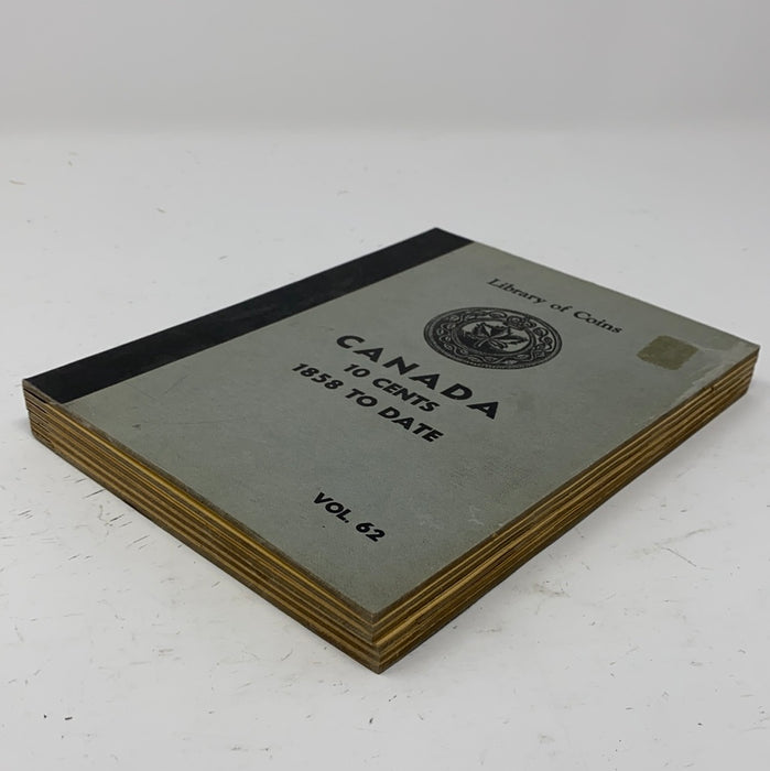 Library of Coins Vol 62 Canada 10 Cents Coin Album-Used