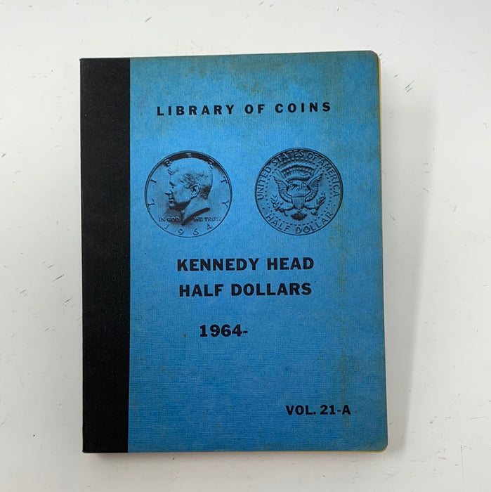 Library of Coins Vol 21A Kennedy Half Dollars Coin Album-Used