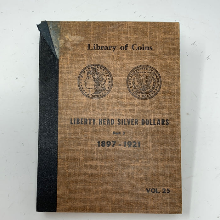 Library of Coins Vol 25 Morgan Silver Dollars Part 3 Coin Album-Used