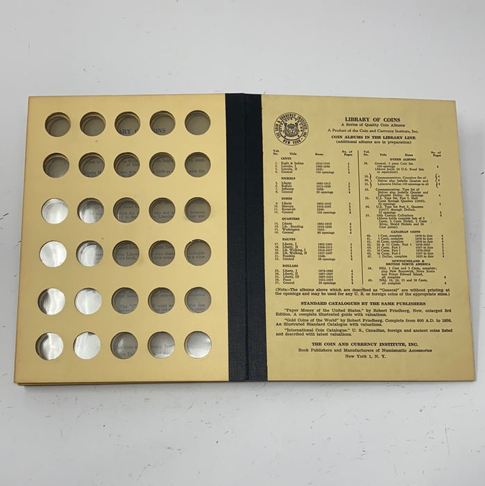 Library of Coins Vol 2 Lincoln Cents Part 1 Coin Album-Used