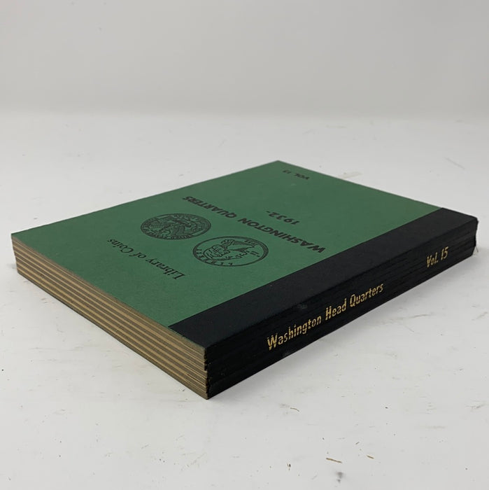 Library of Coins Vol 15 Washington Quarters Coin Album-Used