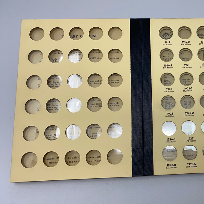 Library of Coins Vol 2 Lincoln Cents Part 1 Coin Album-Used