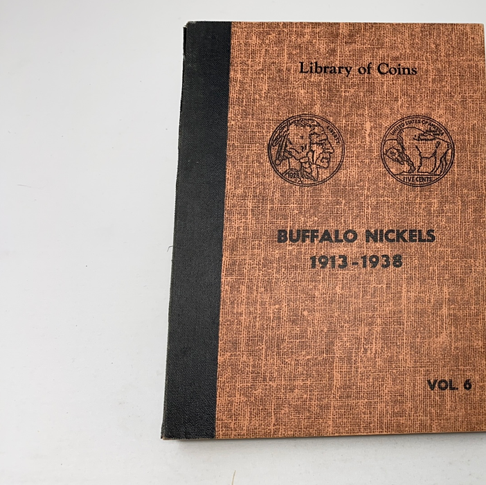 Library of Coins Vol 6 Buffalo Nickels Coin Album-Used