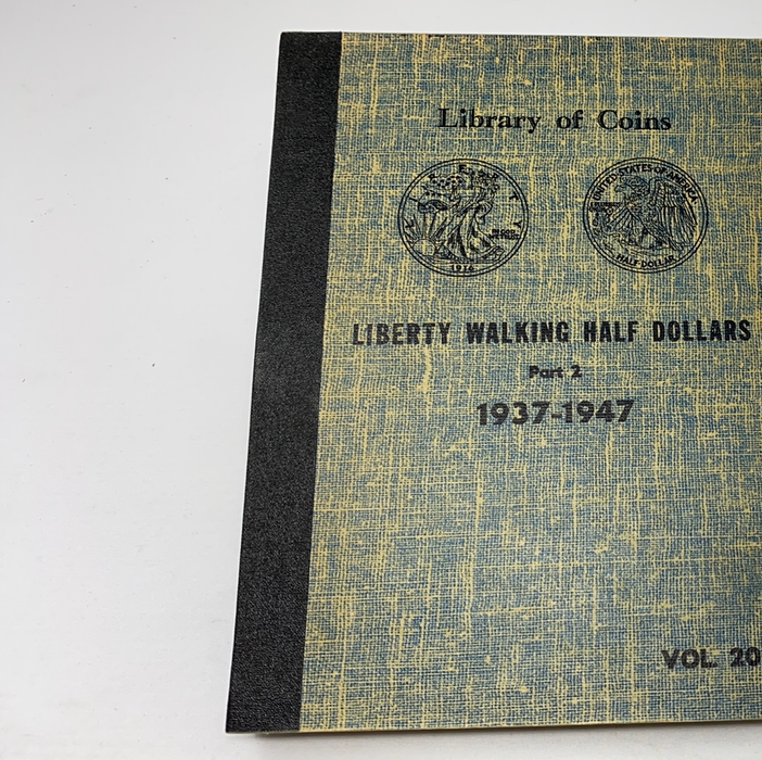 Library of Coins Vol 20 Liberty Walking Half Dollars P2 Coin Album-Used