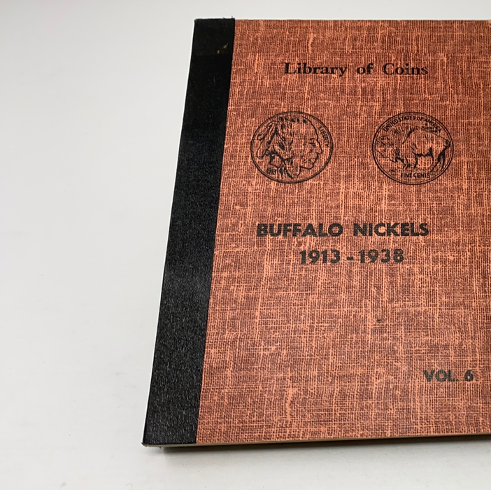 Library of Coins Vol 6 Buffalo Nickels Coin Album-Used