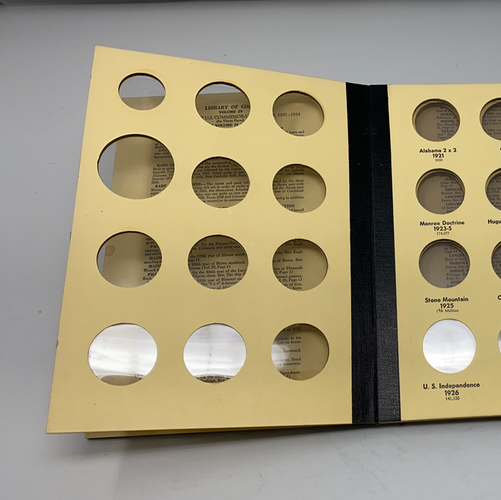 Library of Coins Vol 29 US Commemorative Part 1 Coins Album-Used