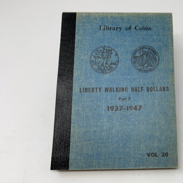 Library of Coins Vol 20 Liberty Walking Half Dollars P2 Coin Album-Used