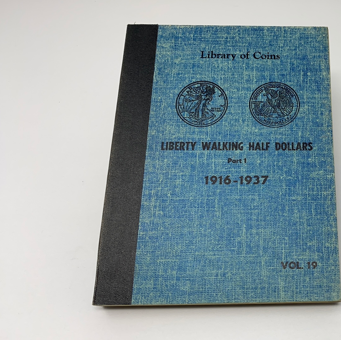 Library of Coins Vol 19 Liberty Walking Half Dollars P1 Coin Album-Used